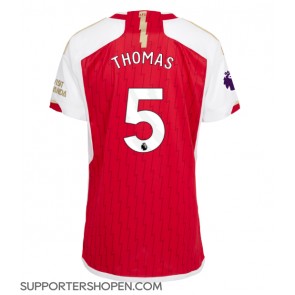 Arsenal Thomas Partey #5 Hemma Matchtröja Dam 2023-24 Kortärmad